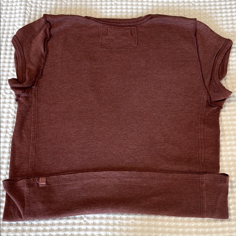 We The Free Women's Size Large Brown T-Shirt - Picture 11 of 14